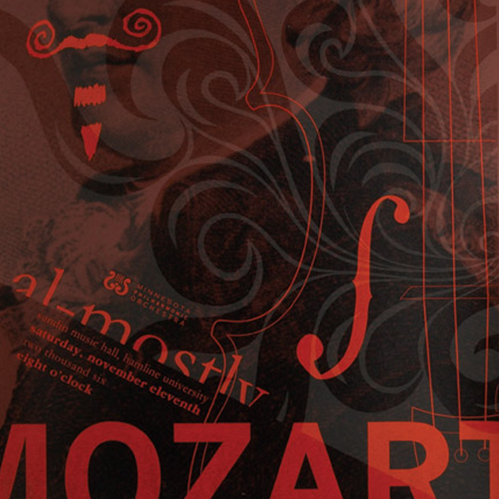 Lock up of Minnesota Philharmonic Orchestra Mozart Concert Series