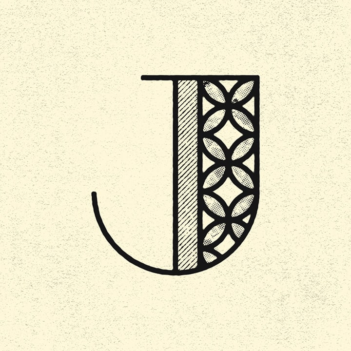 graphic letter J