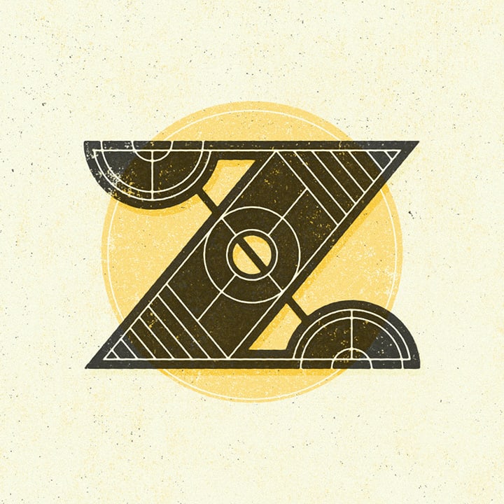 graphic letter Z