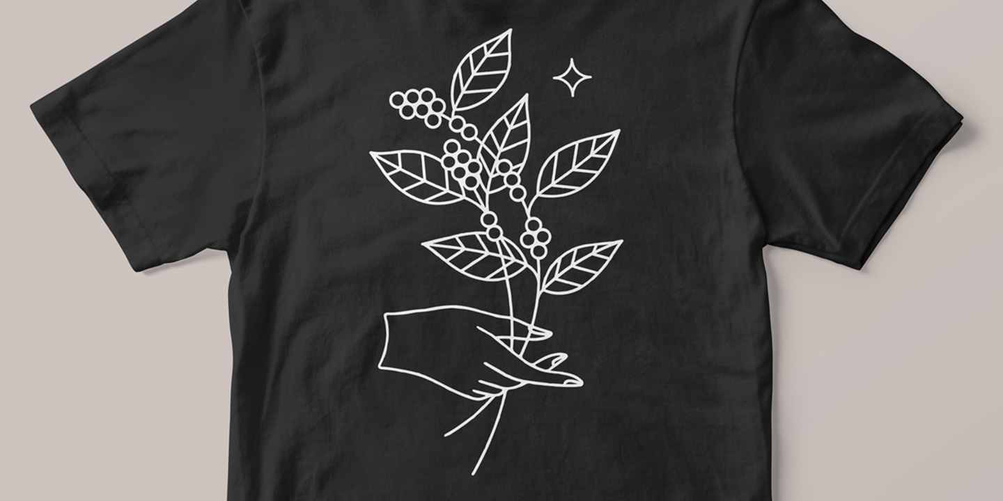 Women coffee producers campaign shirt design